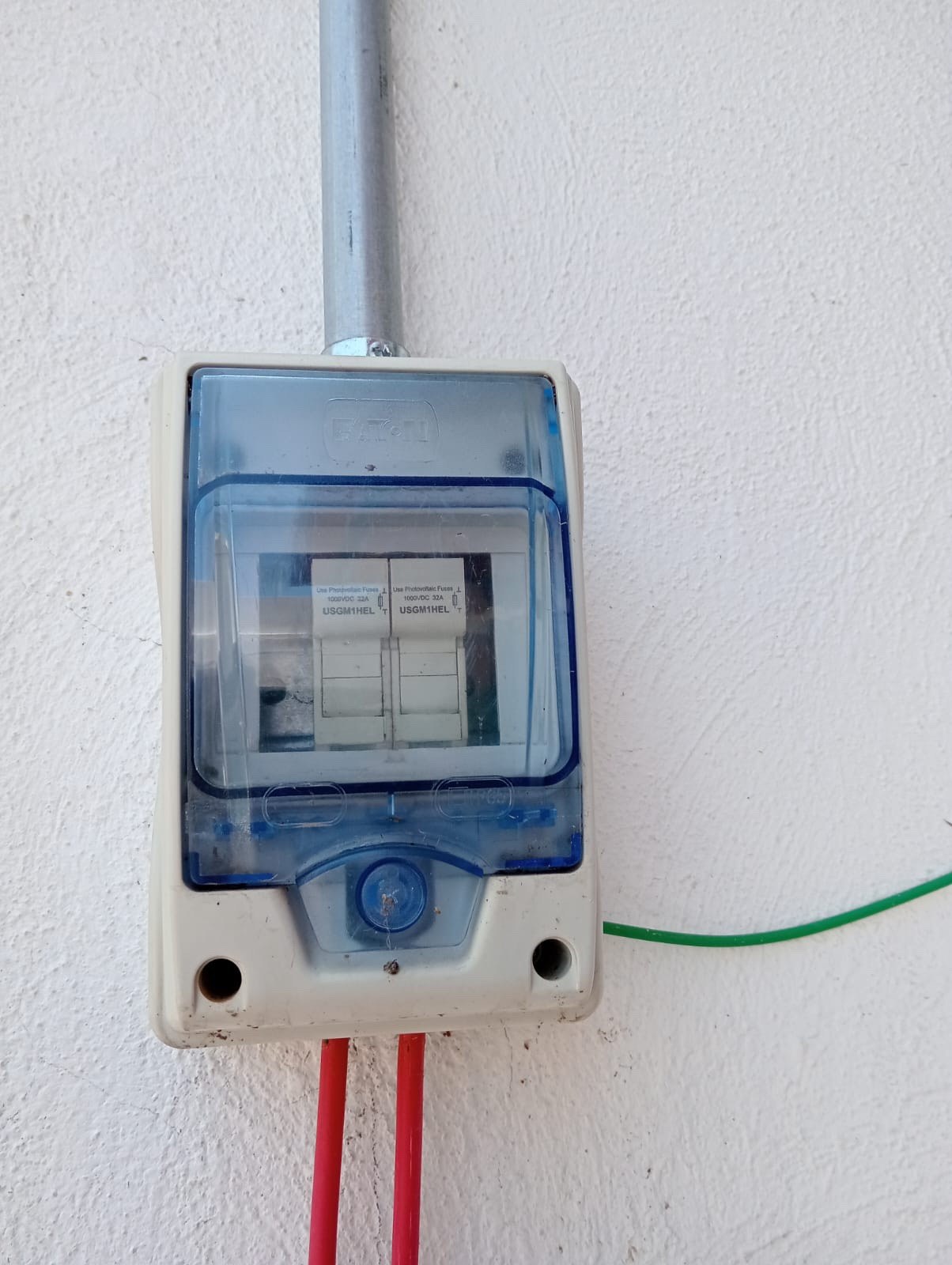 Protección eléctrica instalada