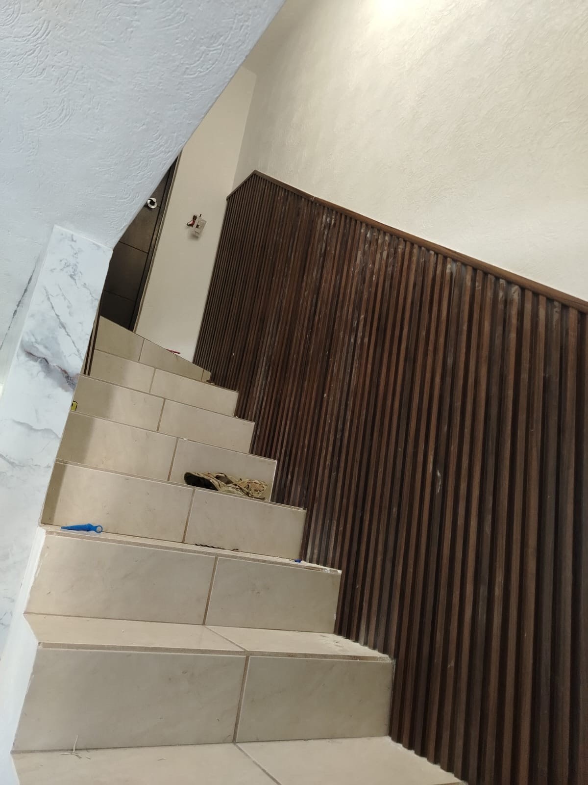 Trabajo residencial en escalera